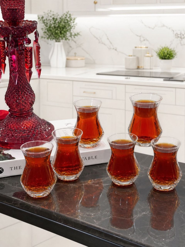 استکان کمر باریک چند ضلعی محصول وارداتی بلور کریسالین