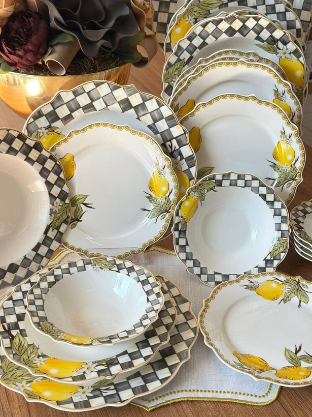 سرویس غذا خوری ۲۴پارچه طرح لیندا(linda) برند میس بتی